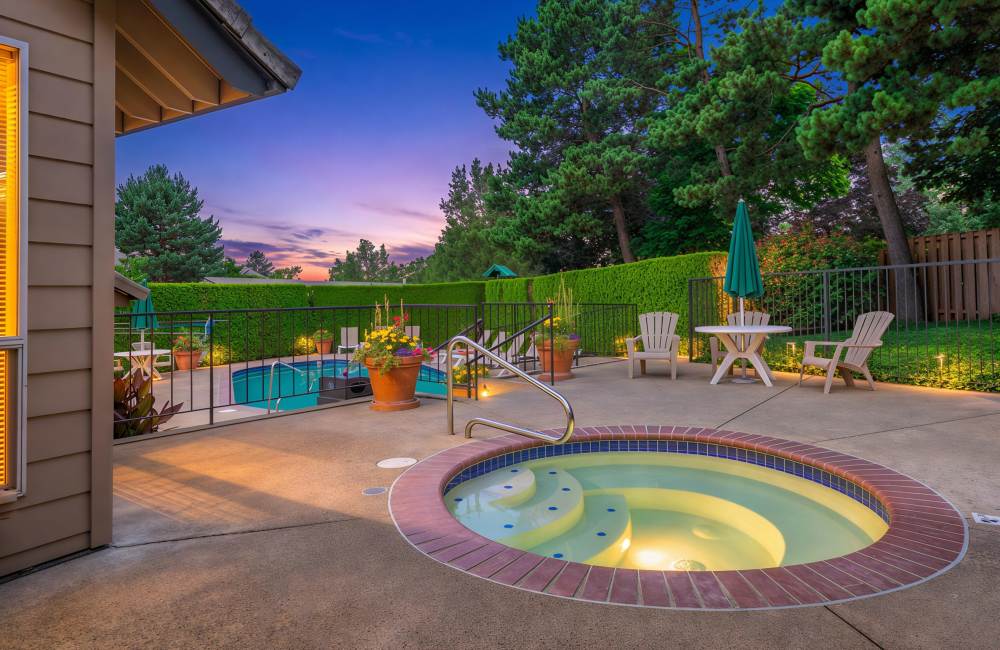 Swimming pool at Mt. Scott Commons in Happy Valley, Oregon