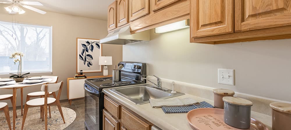 One bedroom virtual tour at Newcastle Apartments & Townhomes in Rochester, New York