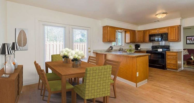 Kitchen at Eagle Meadows Apartments in Dover