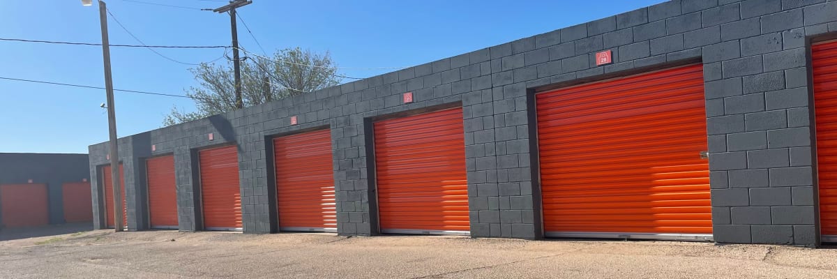 Unit sizes and prices at KO Storage in Midland, Texas