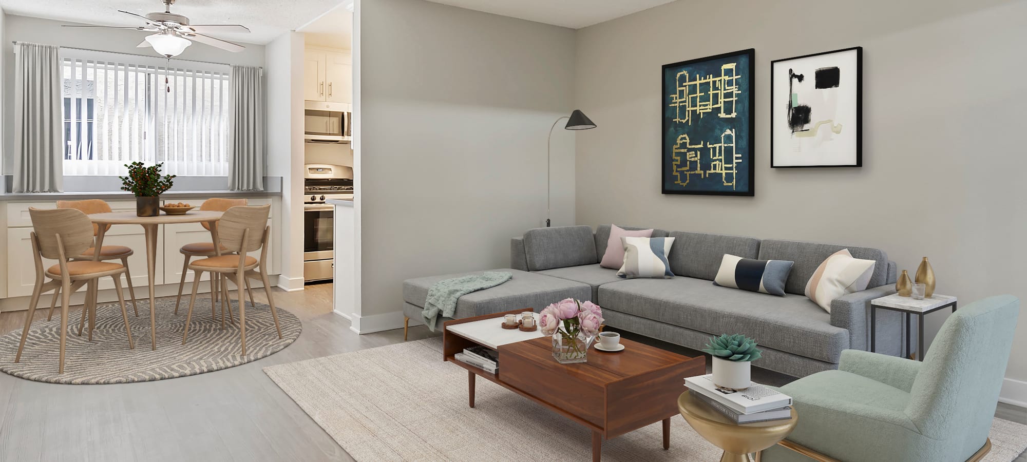 Spacious apartment at Kaitlin Court, Los Angeles, California
