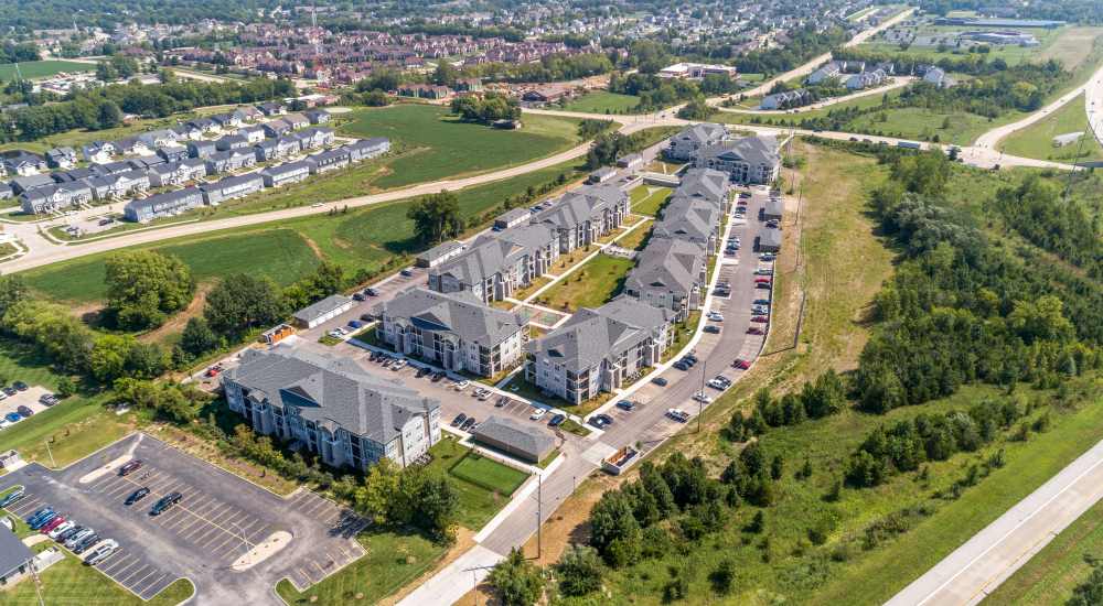 View of the neighborhood at Citrine at Lake St. Louis in Lake Saint Louis, Missouri