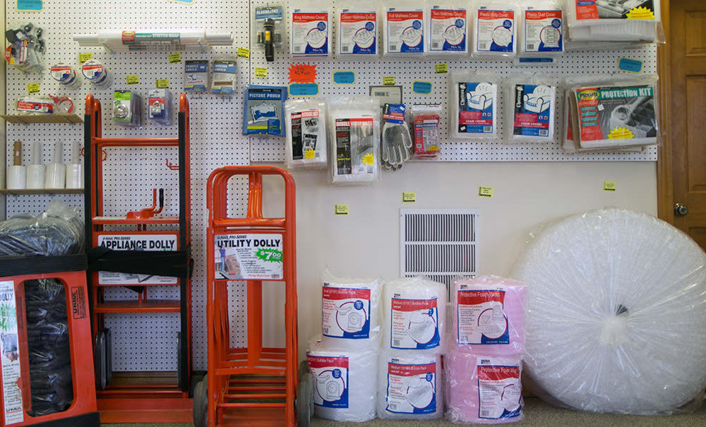 Packing supplies sold at Climatrol Self Storage in Williamsburg, Virginia