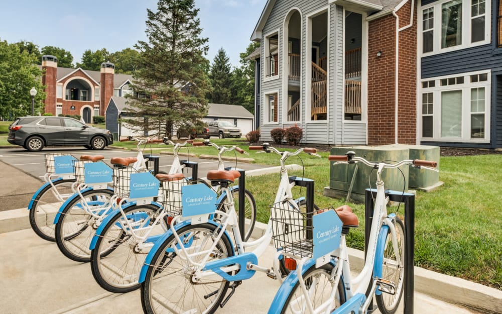 Bike Share Century Lake Apartments in Cincinnati, Ohio