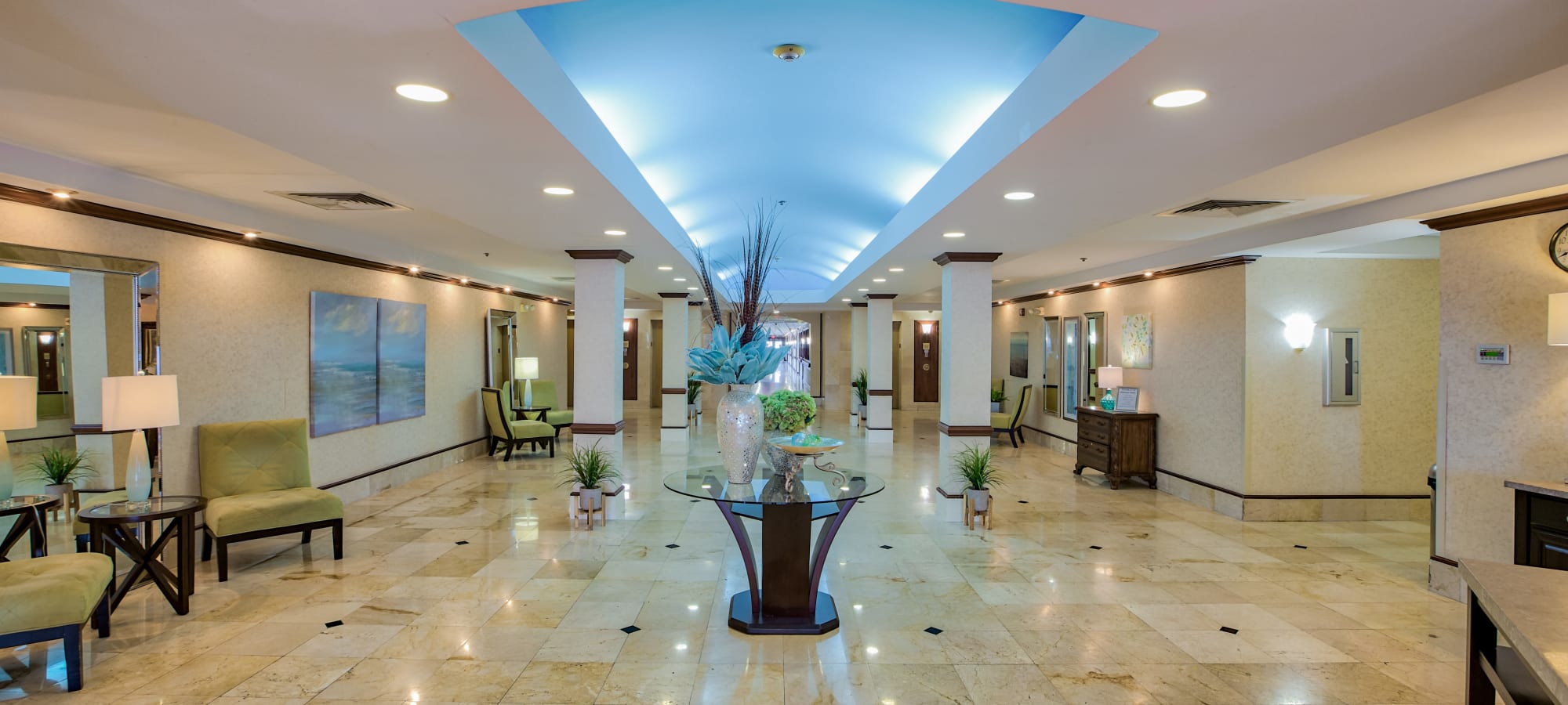 Interior image of The Peninsula senior living 