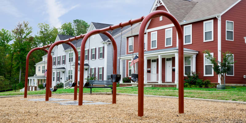 A playground at Challenger Estates in Patuxent River, Maryland