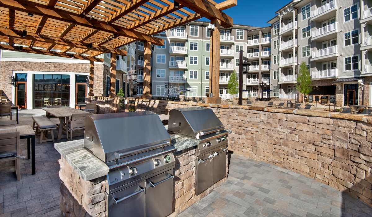 Grill Stations at The Row at Barrett, Kennesaw, Georgia