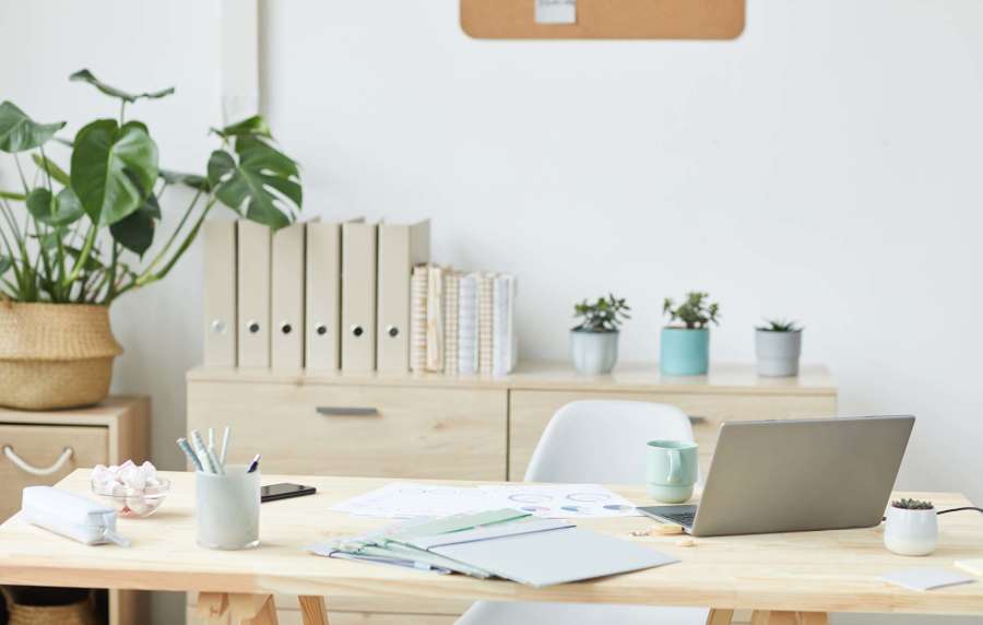 Home office at EVOQ East Cobb in Marietta, Georgia