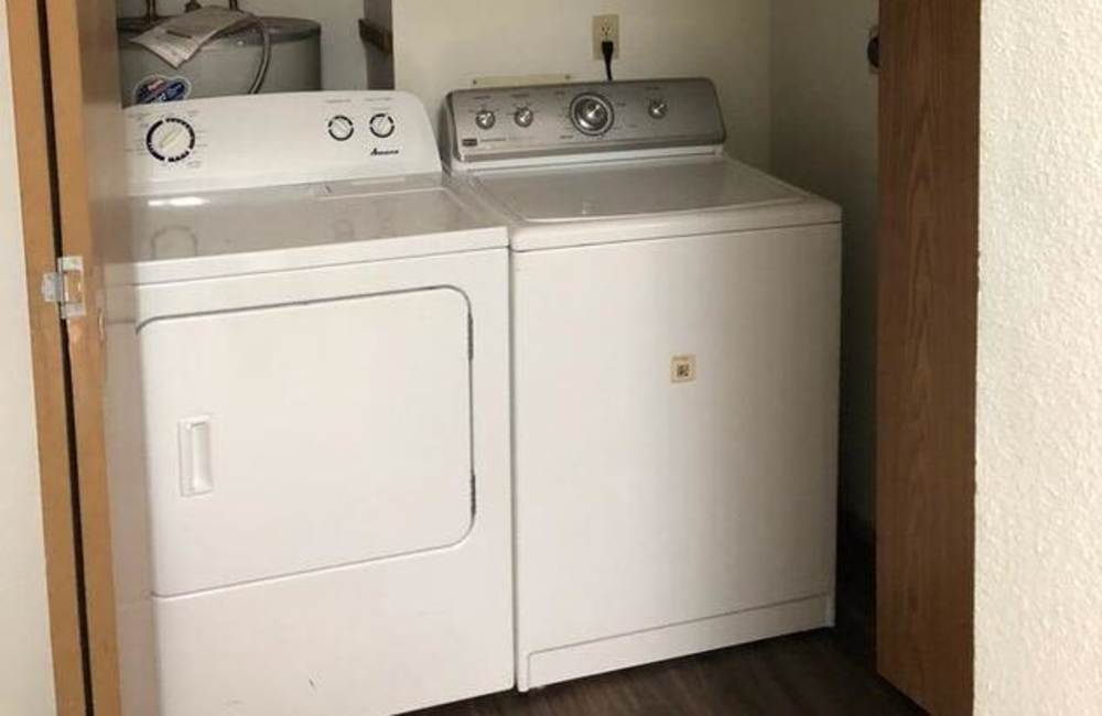 Washer and dryer at Cambridge Apartments