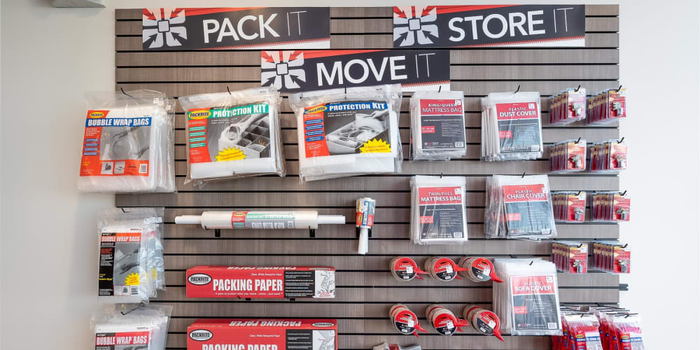 Packing supplies available at StorQuest Self Storage in Richmond, California