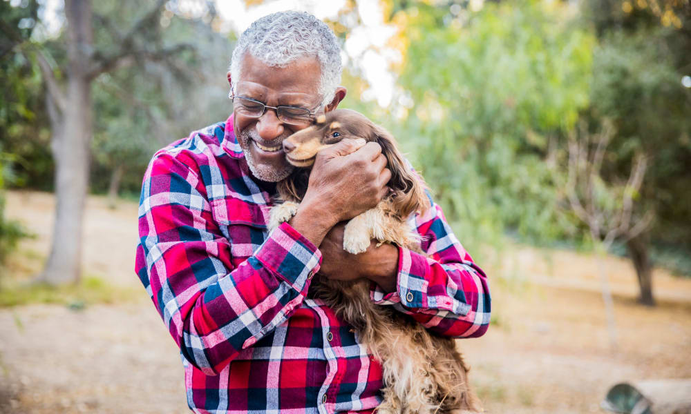 Happy resident at Peoples Senior Living in Tacoma, Washington