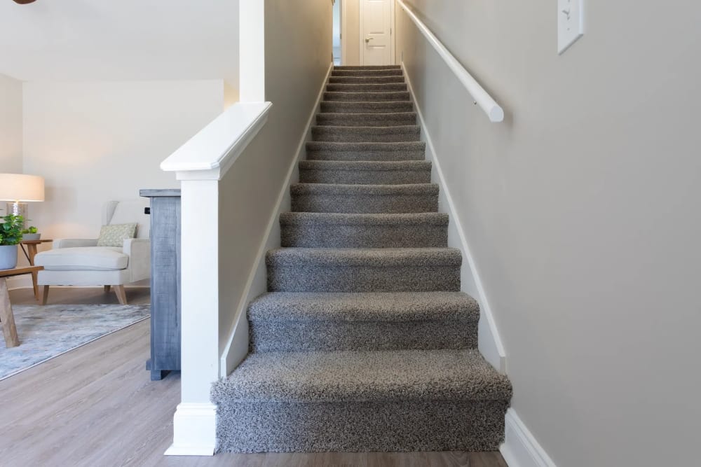 Apartment stairs at Avalon I Apartments in North Charleston,South Carolina