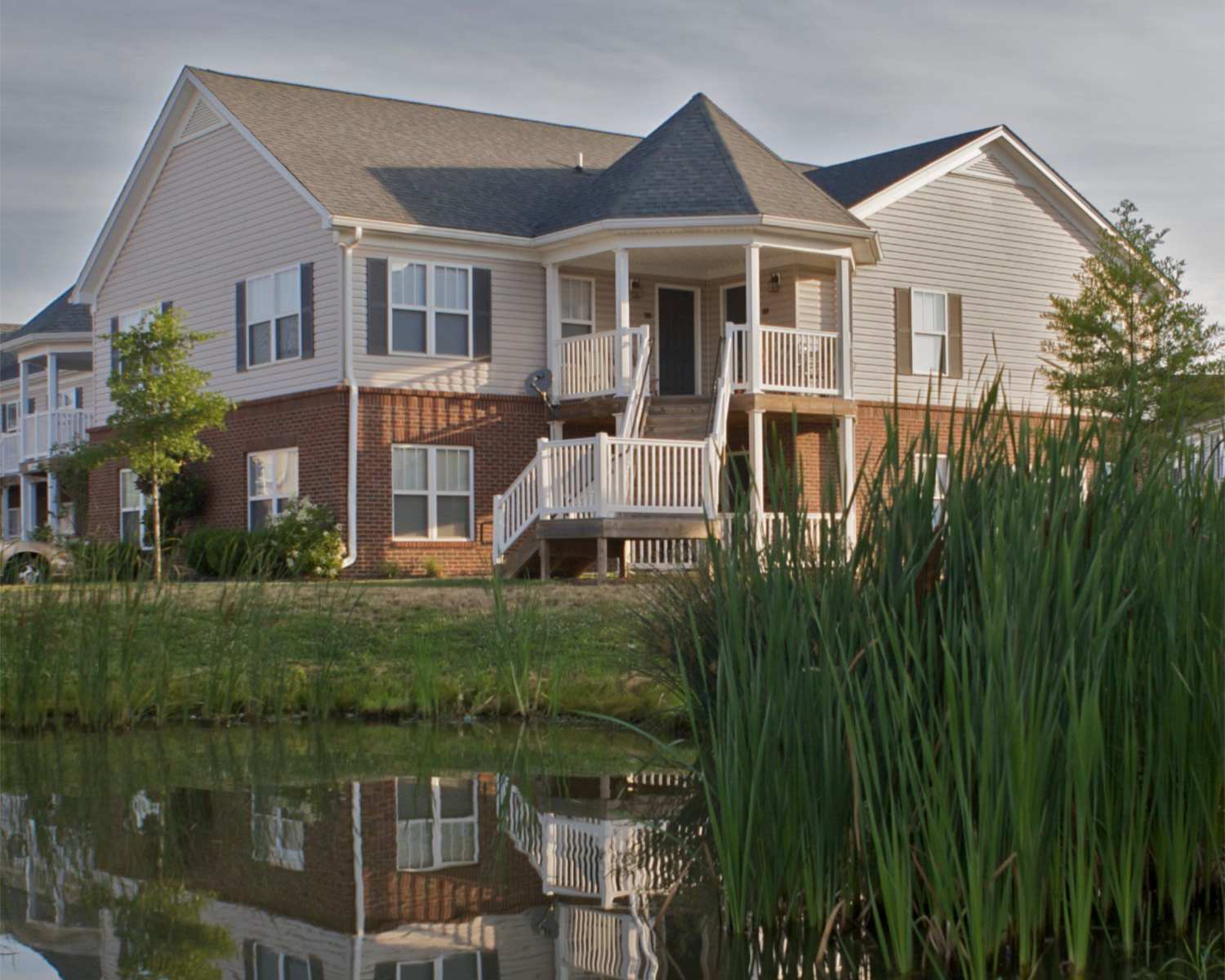Property exterior at Falcon Crest Apartments in Louisville, Kentucky