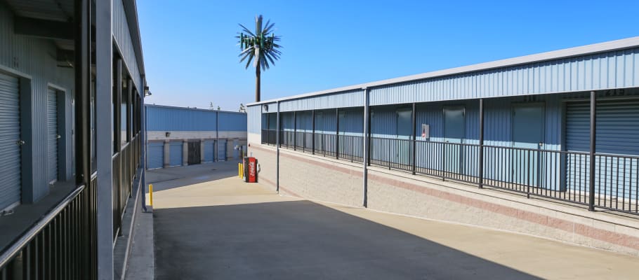 Outdoor storage units in Anaheim, California at A-1 Self Storage