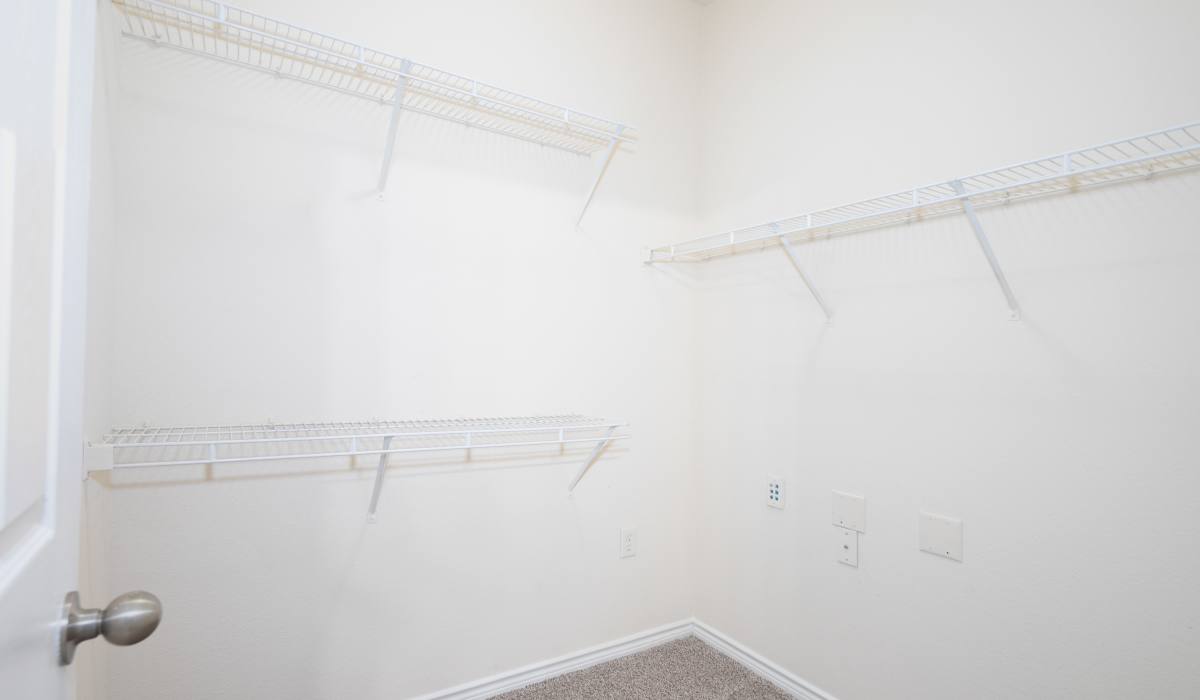 ample storage space