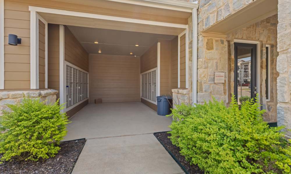 Community mail boxes at Deer Park in Athens, Texas