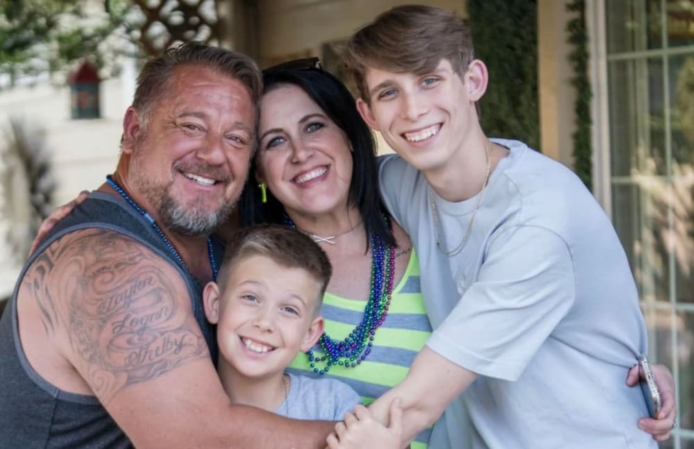 Holli from Touchmark at The Ranch and her familiy.