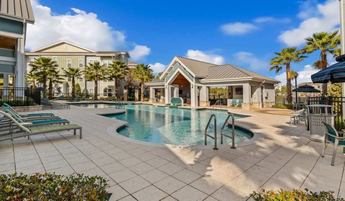 Resort-style swimming pool at The Crosby at Towne Center in Sanford, Florida