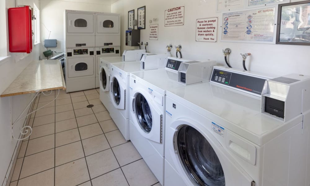 Laundry facility at Castilian in Concord, California