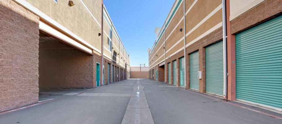 Drive-up storage at A-1 Self Storage in Bell Gardens, California