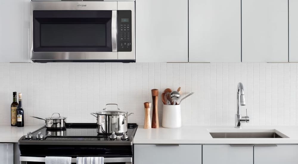 Modern kitchen at Ardan in Dallas, Texas 