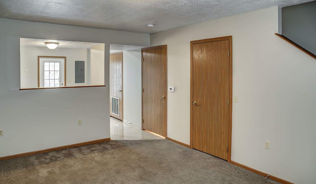 Living space at Paint Lick Station in Stambaugh, Kentucky