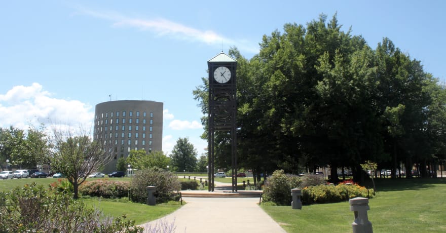 Clock Tower near Campus Edge at Brigham