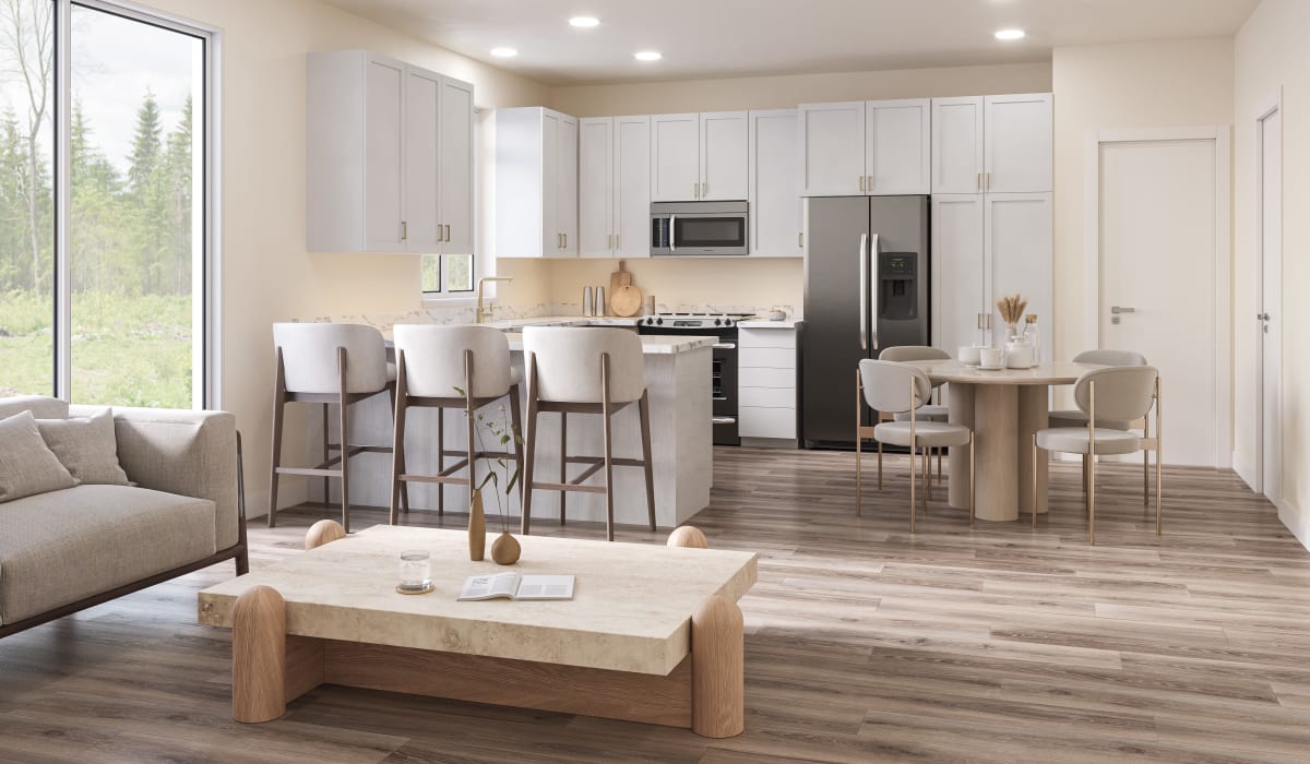 Open-concept apartment at The Terraces at Stanford Ranch II in Rocklin, California