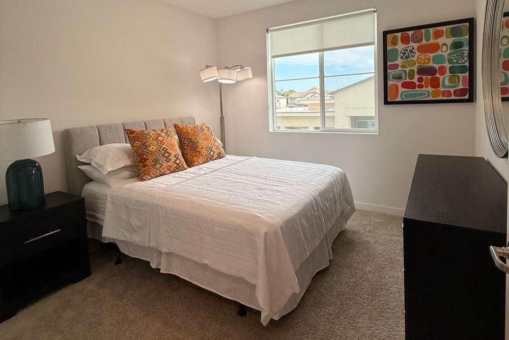 Bedroom at Eight Mile House in Stockton, California