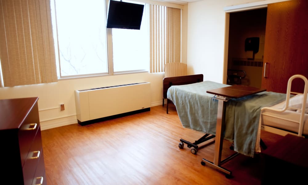 Transitional care room for residents at Edgerton Care Center in Edgerton, Wisconsin