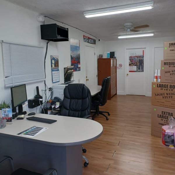 Leasing office at StorQuest Economy Self Storage in Canyon Lake, Texas