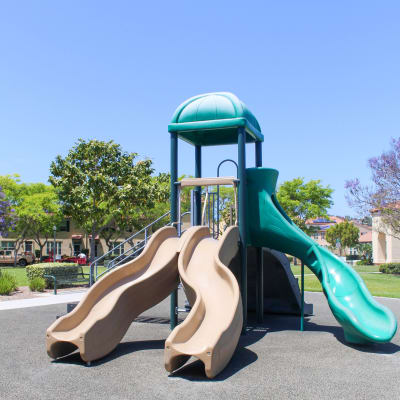 A playground for children at The Village at NTC in San Diego, California