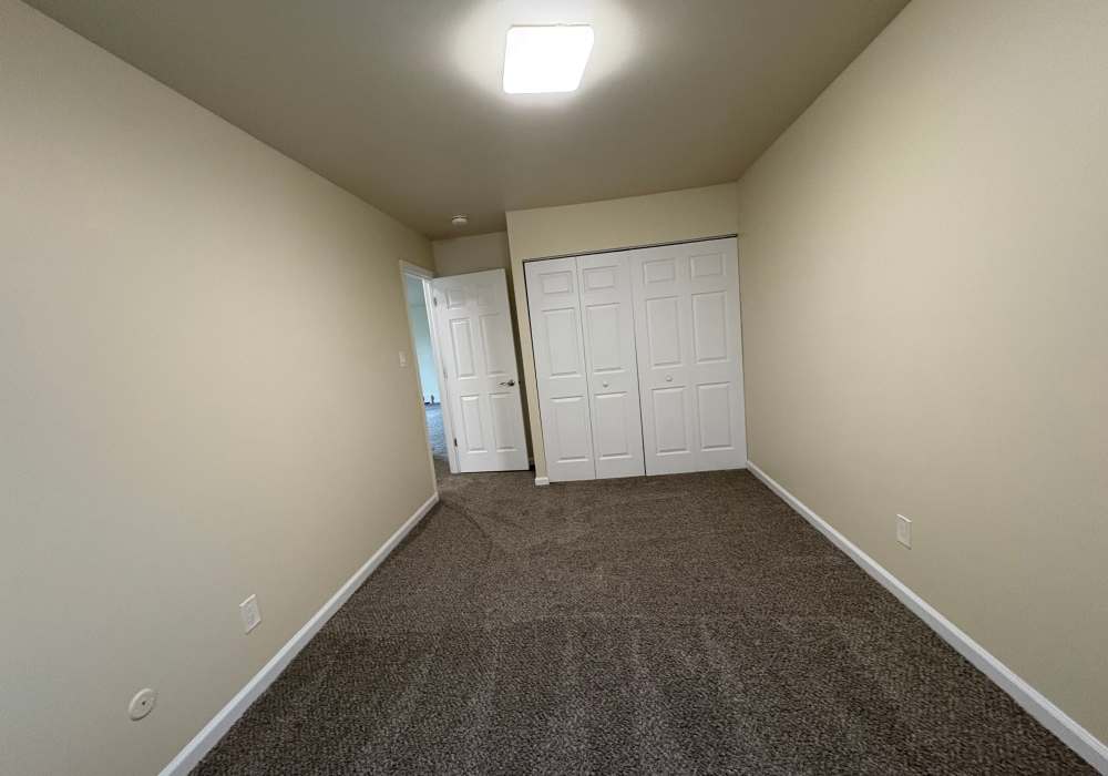Unfurnished bedroom at Edgewood Group Apartments in Merrillville, Indiana