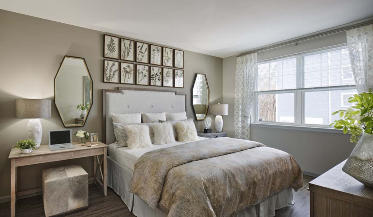 Spacious bedroom at Ten Trumbull in Trumbull, Connecticut