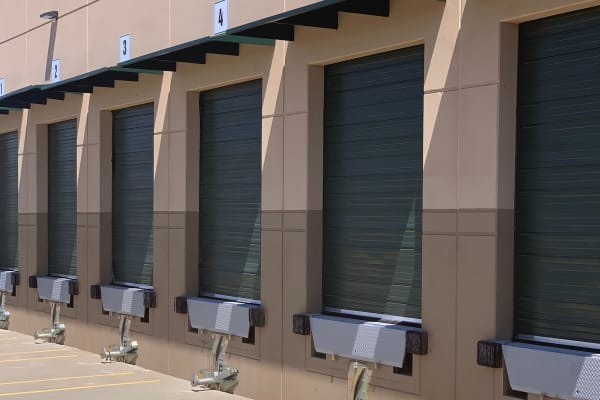 loading docks for easy access at Superior Self Storage in El Dorado Hills, California