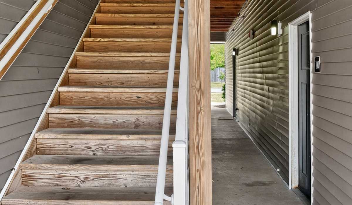 Staircase at Palomar Woods in Lexington, Kentucky