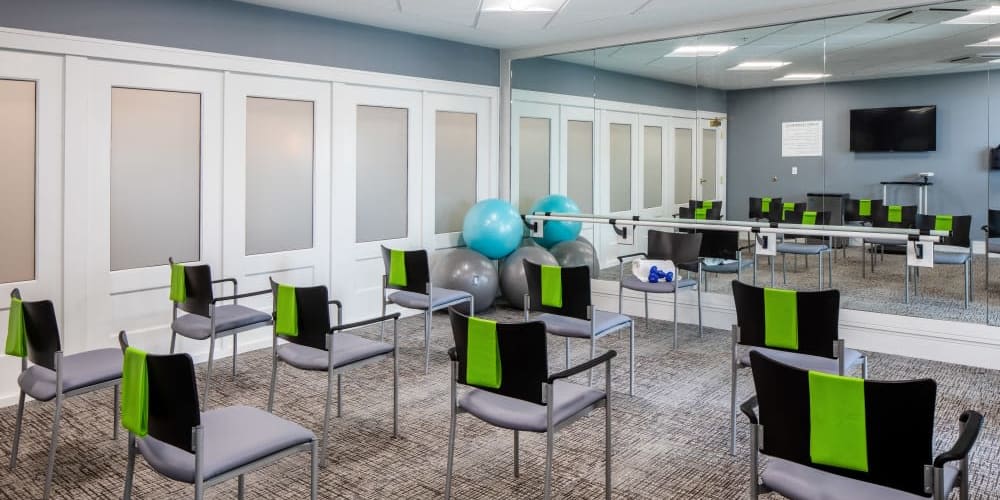 Gym at Anthology of Northville in Northville, Michigan
