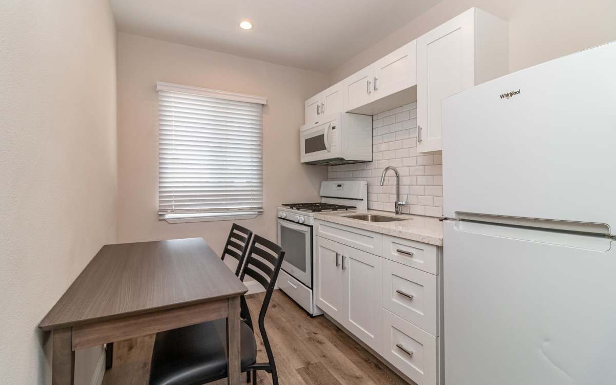 Spacious kitchen at Iwood I in Inglewood, California
