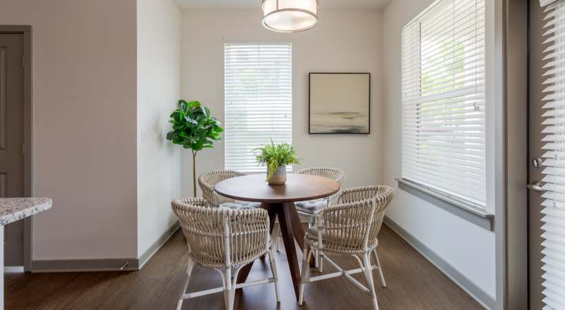 Dining area at The Banks at West Fork in Murfreesboro, Tennessee