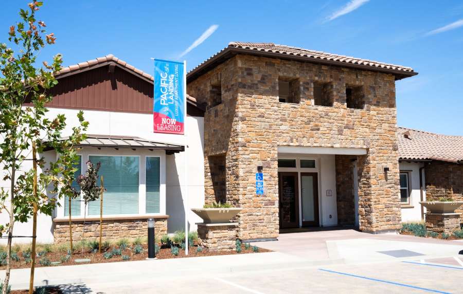 Exterior shot at Pacific Landing in Murrieta, California