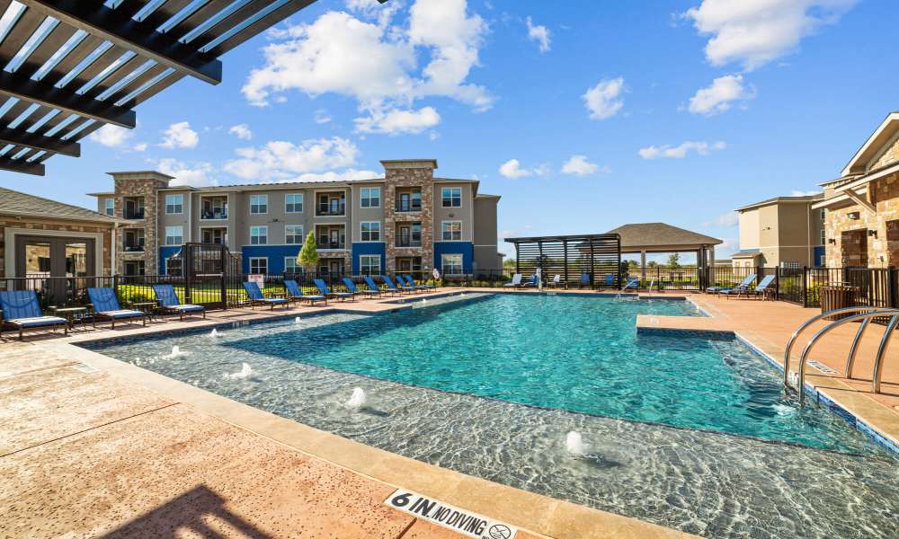 Sparkling water swimming at Brook Hollow in Wichita Falls, Texas
