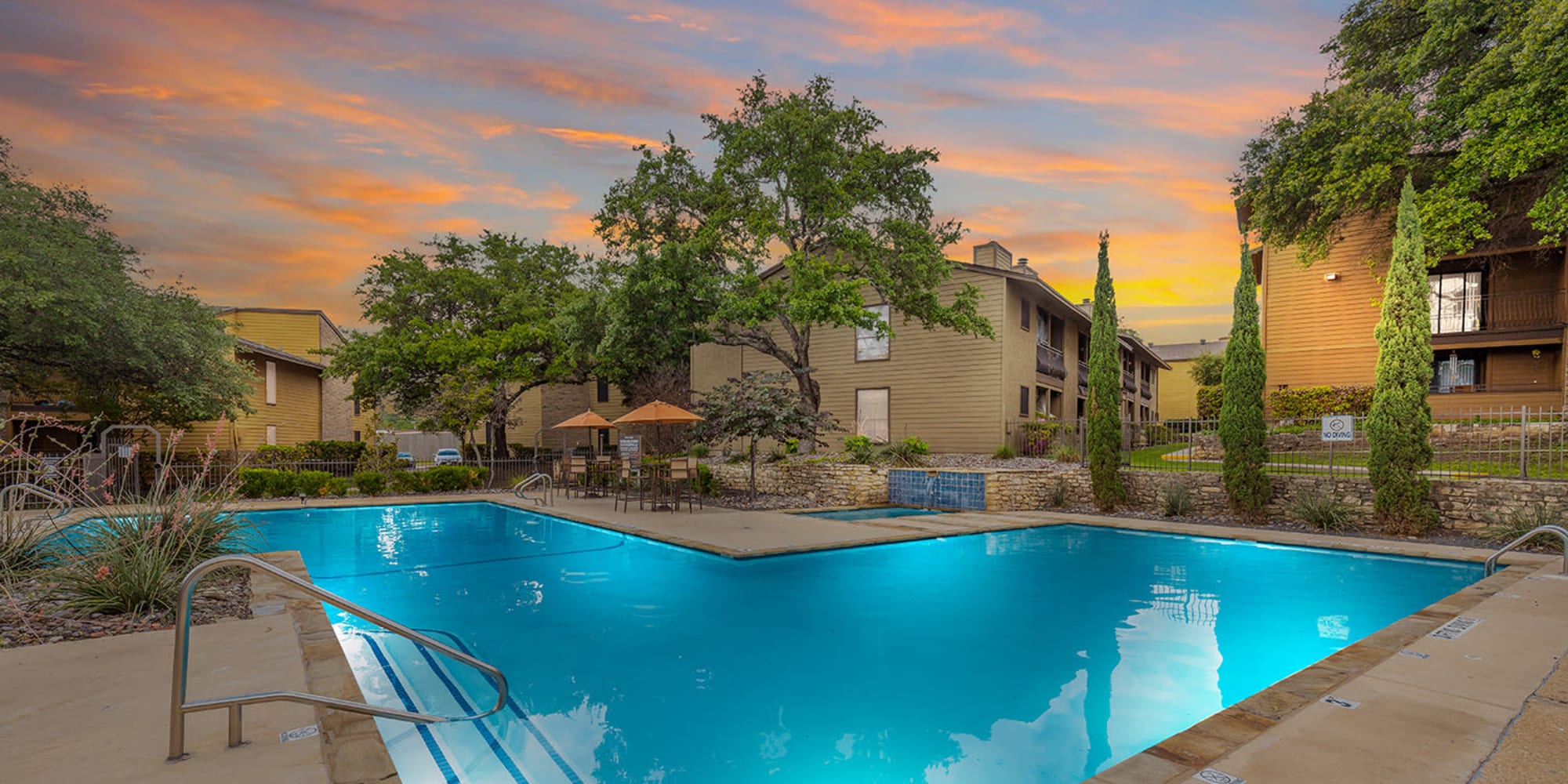 Rendering of residents swimming pool at Tuscany Park in San Antonio, Texas