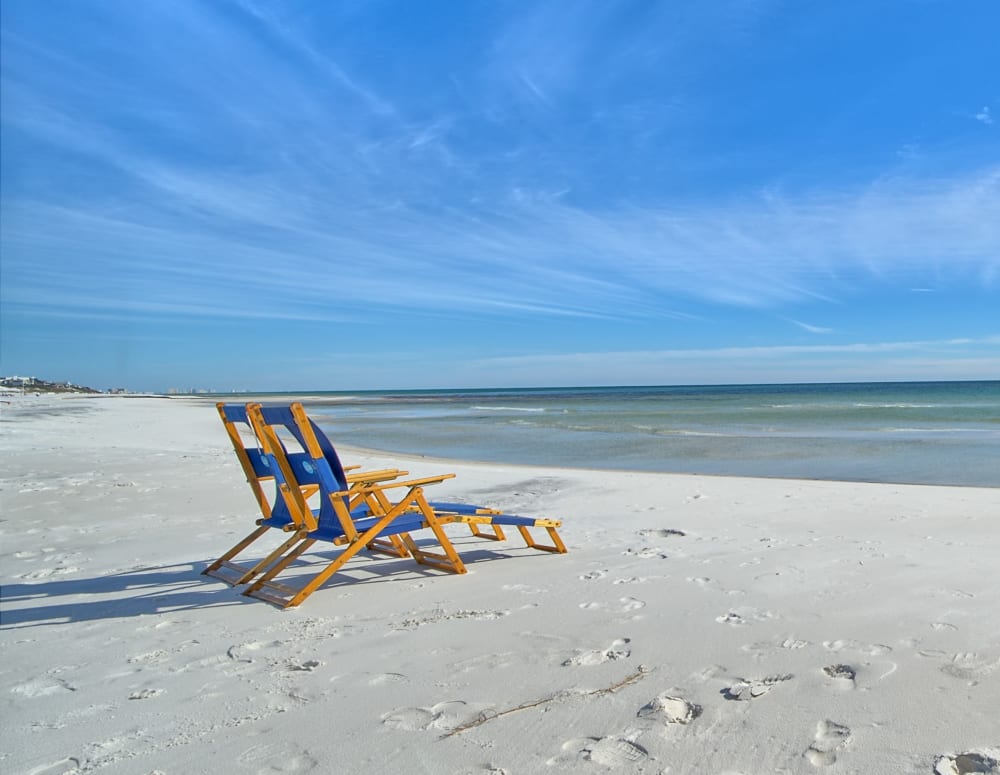 Beach chairs near The Braxton in Palm Bay, Florida