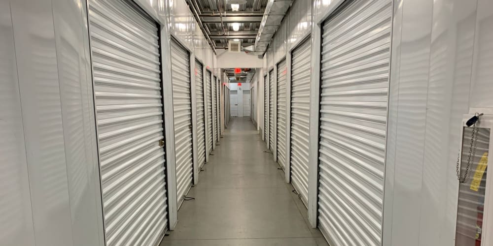 Indoor climate controlled units at StorQuest Self Storage in Los Angeles, California