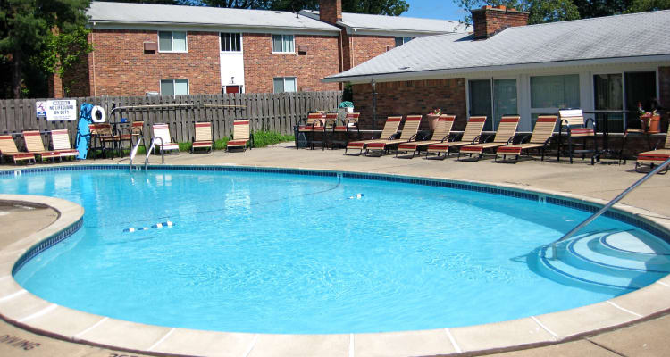 Pool side at Eastland Village