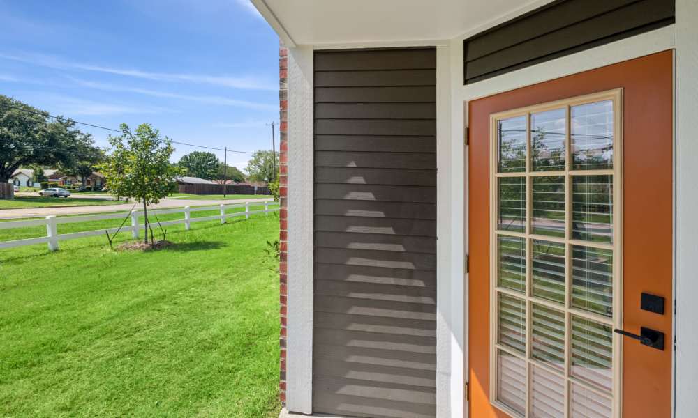 Balcony at Lake Meadows in Garland, Texas