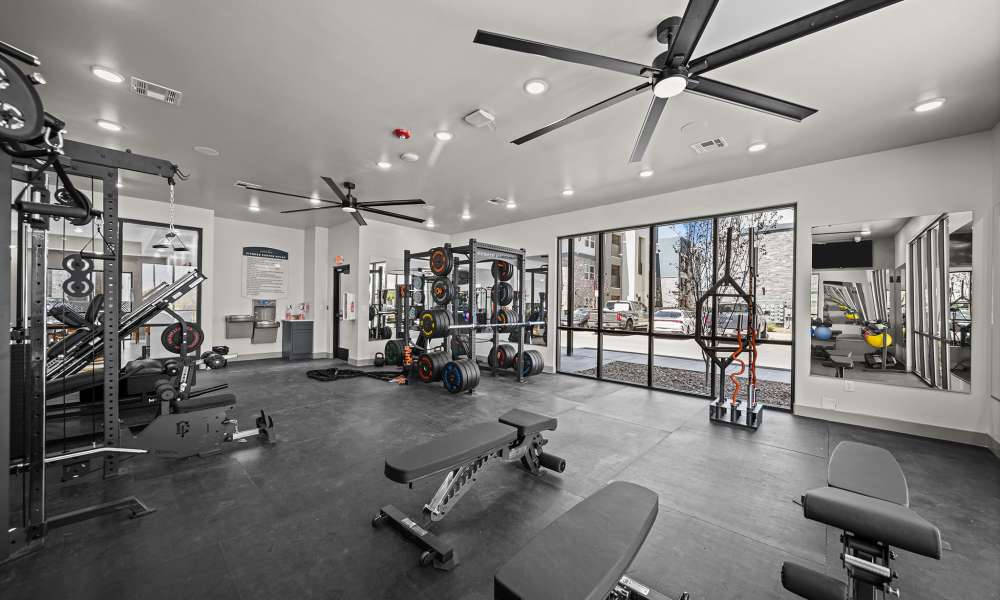 Community fitness center at Retreat at Eastlake in El Paso, Texas