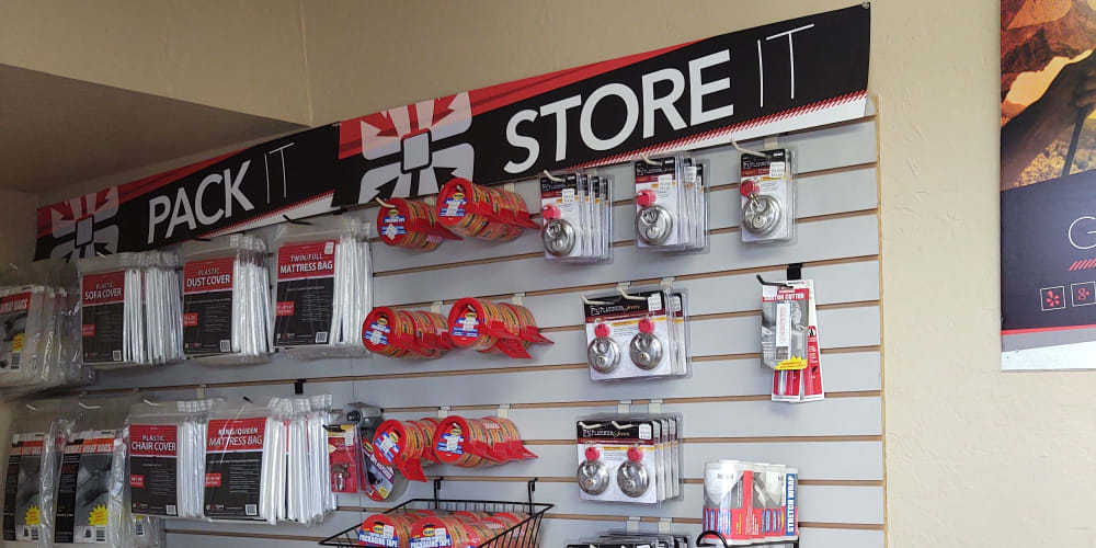 Packing supplies available at StorQuest Self Storage in Glendale, Arizona