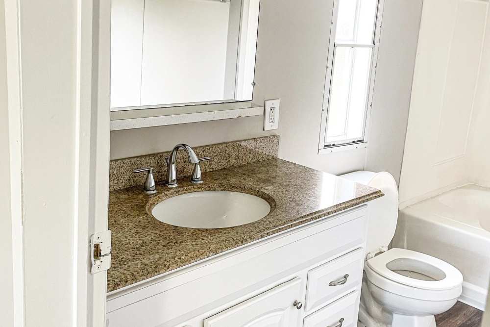 Bathroom at Fairview Crossing in Scottsburg, Indiana