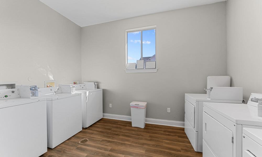 Community laundry facility at Burkburnett Residences in Burkburnett, Texas